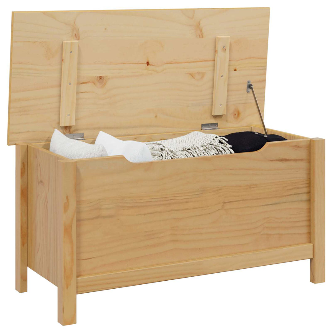 Opbevaringskasse HILL Honningbrun 90 x 40 x 45 cm