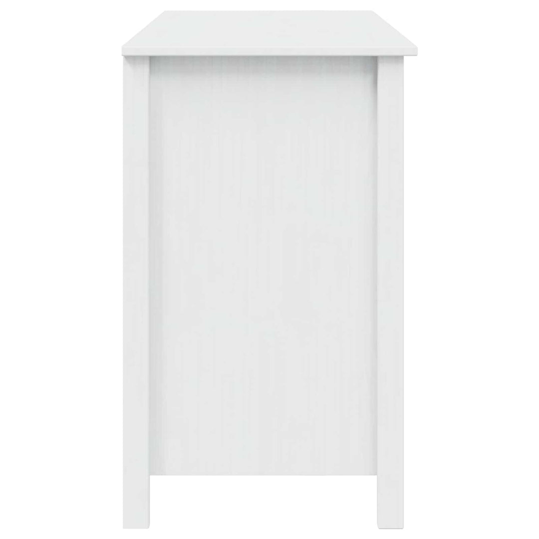 Skrivebord med Skuffer med skuffe HILL Hvid 100 x 45 x 74 cm