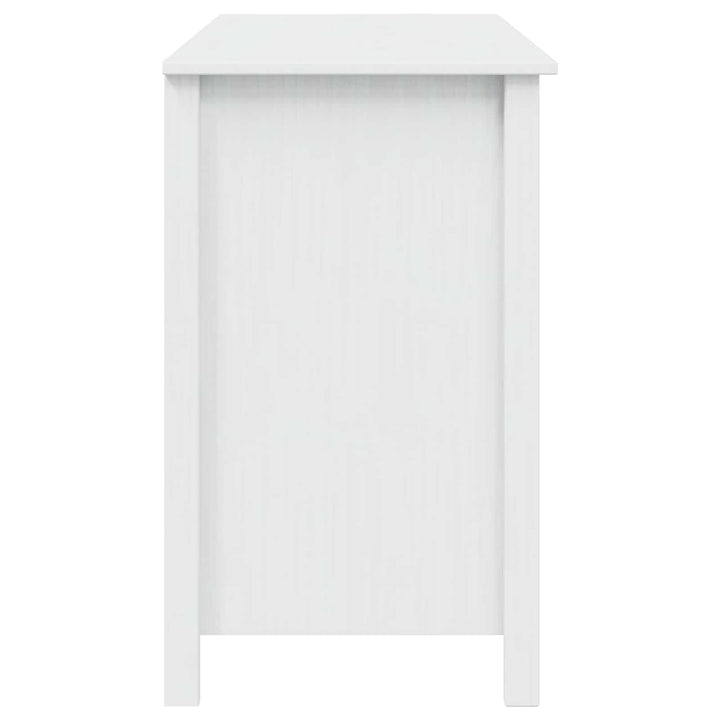 Skrivebord med Skuffer med skuffe HILL Hvid 100 x 45 x 74 cm
