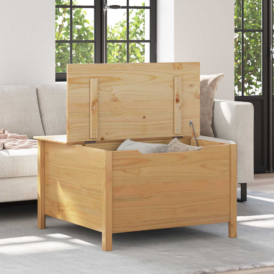 Sofabord HILL Honningbrun 79,5 x 79,5 x 49 cm Massivt fyrretræ