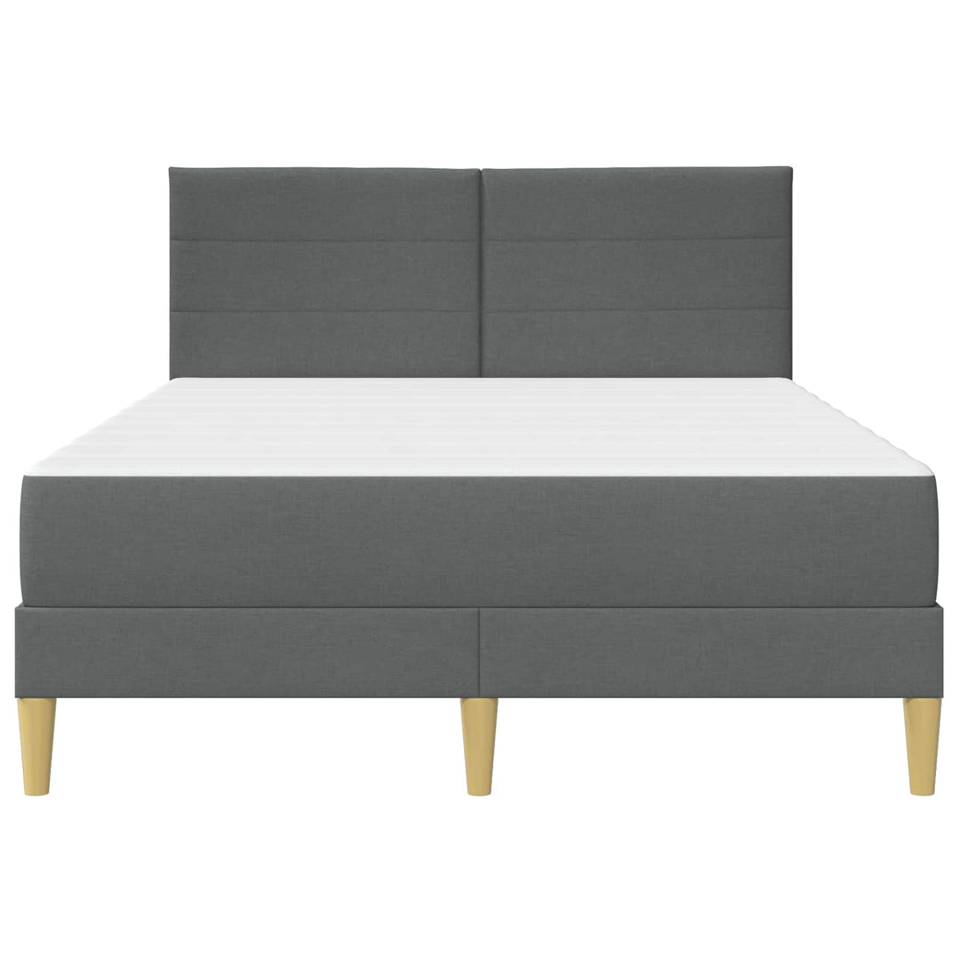 Sengestel Mørkegrå 140 x 190 cm Polyester