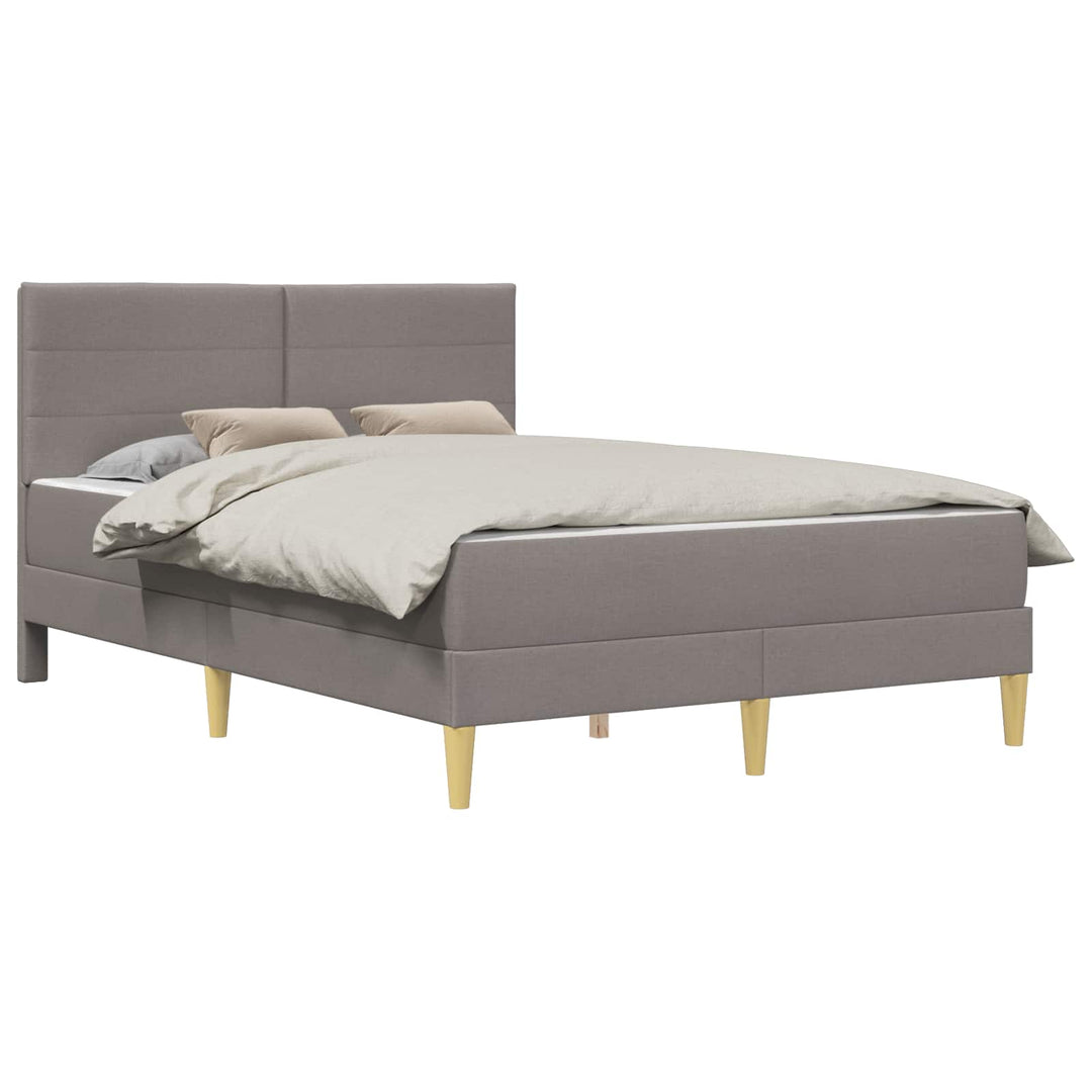 Sengestel Gråbrun 140 x 190 cm Polyester