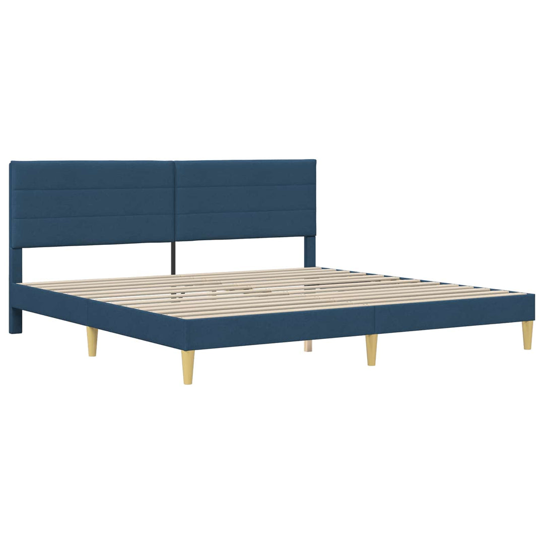 Sengestel Blå 200 x 200 cm Polyester