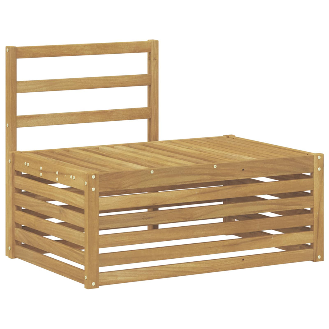 Udendørs sofagruppe Hvid 91 x 63 x 73 cm Massivt Akacietræ
