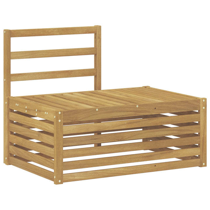 Udendørs sofagruppe Hvid 91 x 63 x 73 cm Massivt Akacietræ