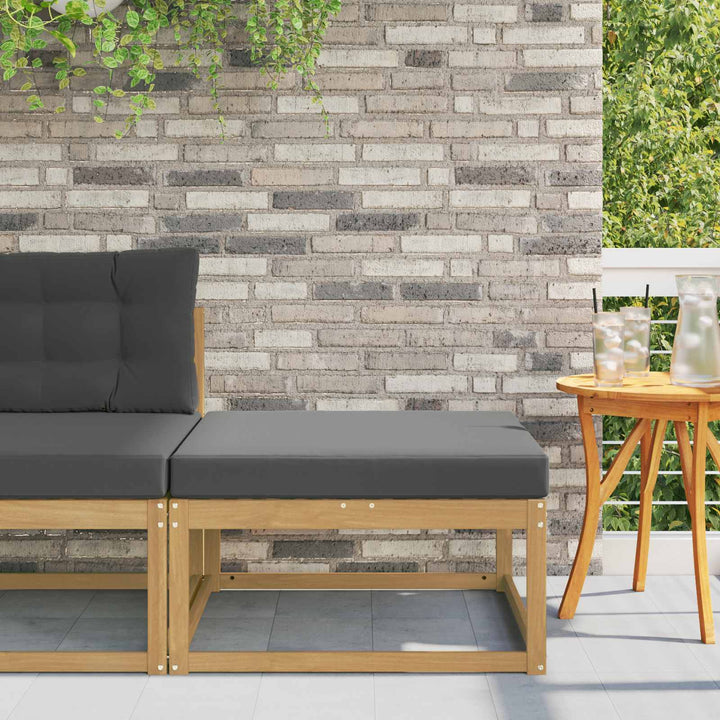 Udendørs puf Polyester Hvid