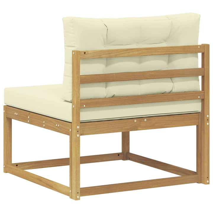 Udendørs Mellem Sofa Polyester Hvid