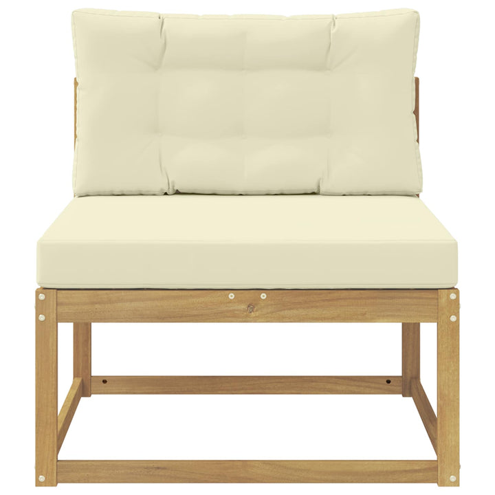 Udendørs Mellem Sofa Polyester Hvid