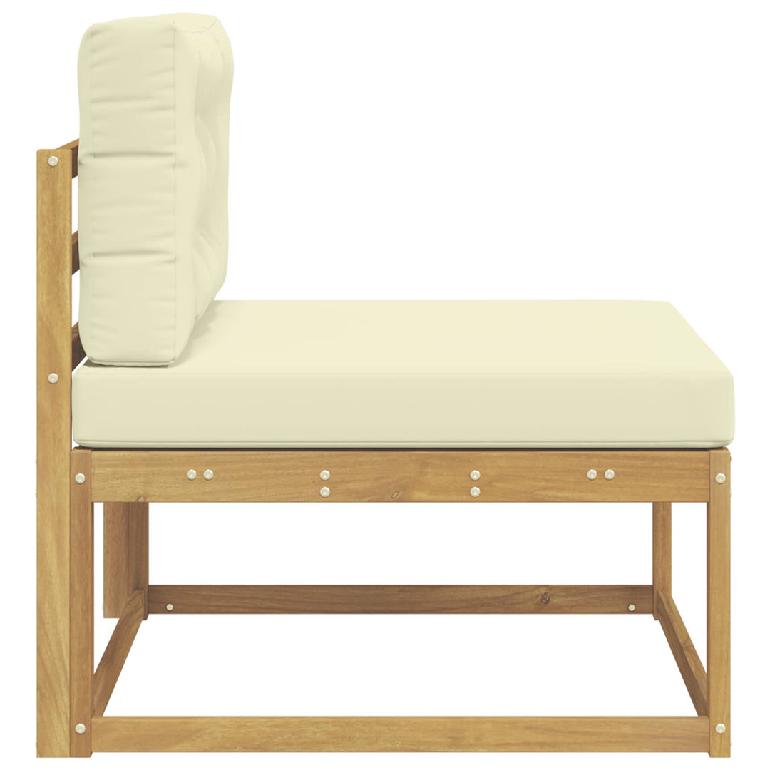 Udendørs Mellem Sofa Polyester Hvid
