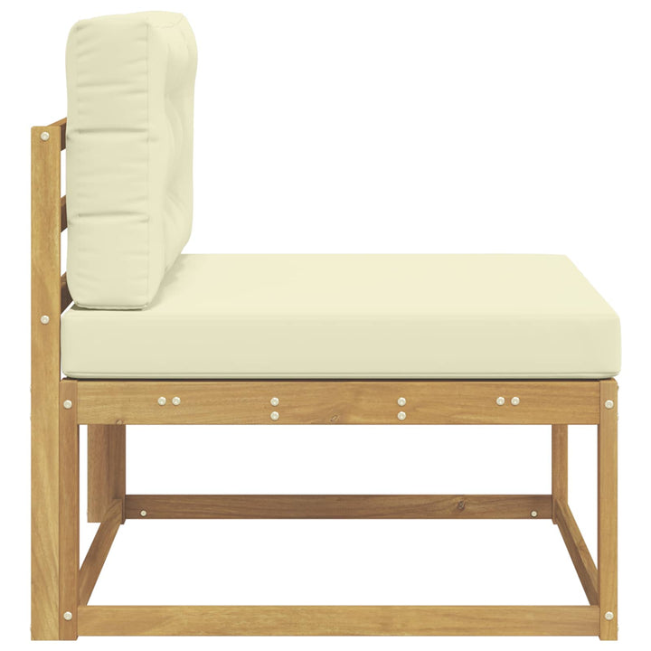 Udendørs Mellem Sofa Polyester Hvid