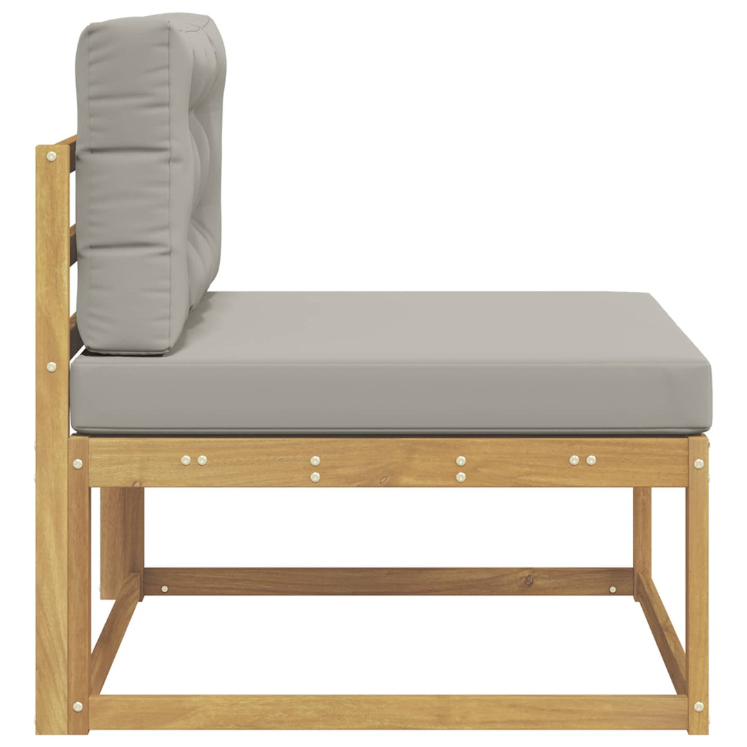 Udendørs Mellem Sofa Polyester Hvid