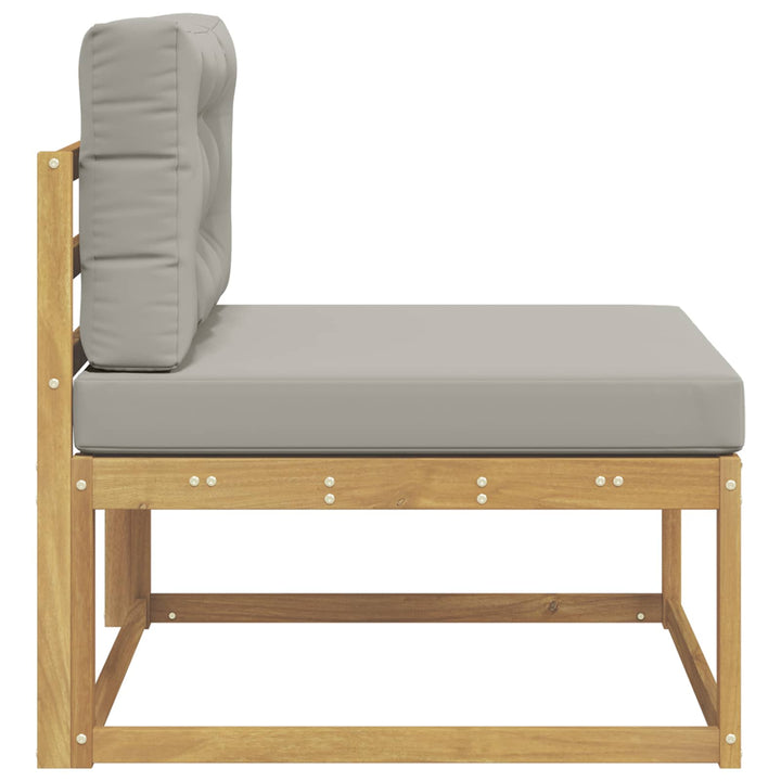 Udendørs Mellem Sofa Polyester Hvid