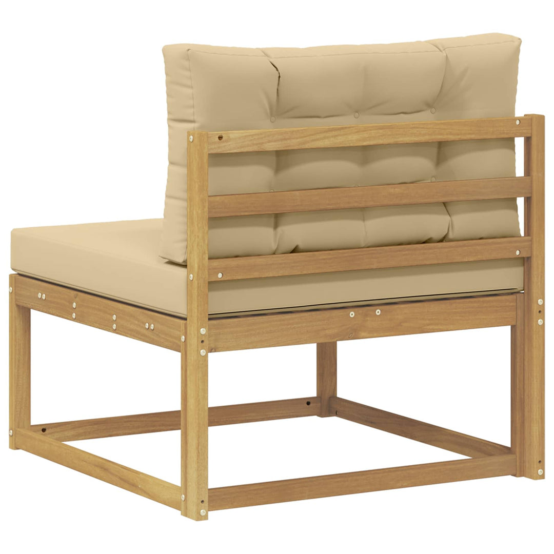 Udendørs Mellem Sofa Polyester Hvid