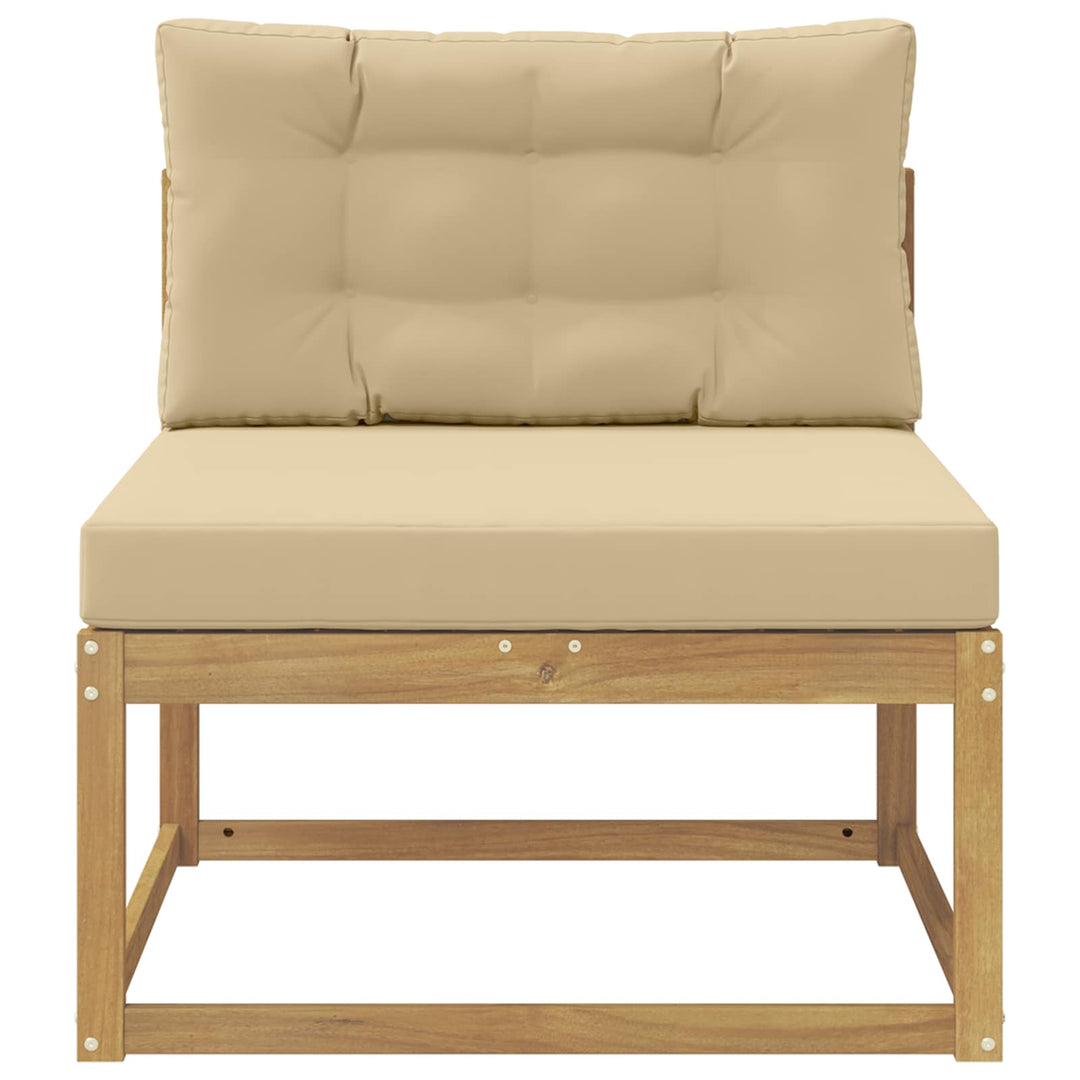 Udendørs Mellem Sofa Polyester Hvid