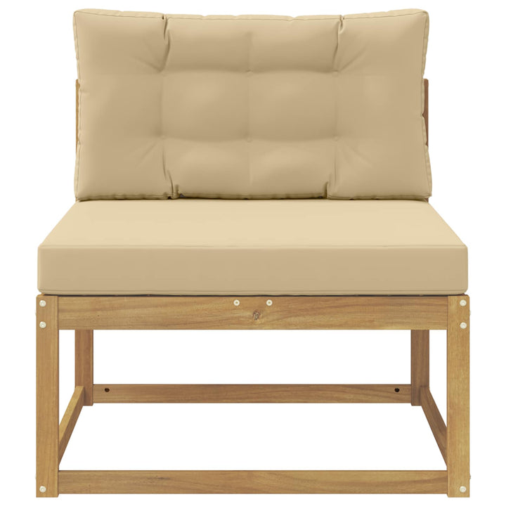 Udendørs Mellem Sofa Polyester Hvid