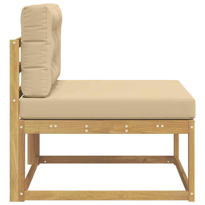 Udendørs Mellem Sofa Polyester Hvid