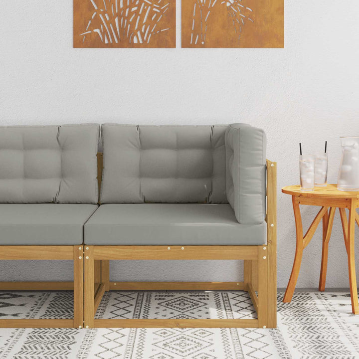 Udendørs Hjørnesofa Polyester Hvid