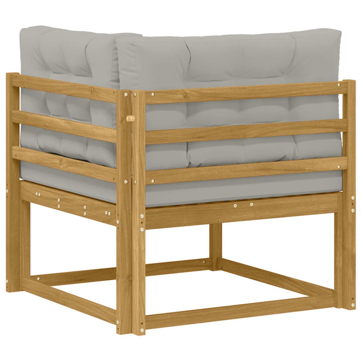 Udendørs Hjørnesofa Polyester Hvid