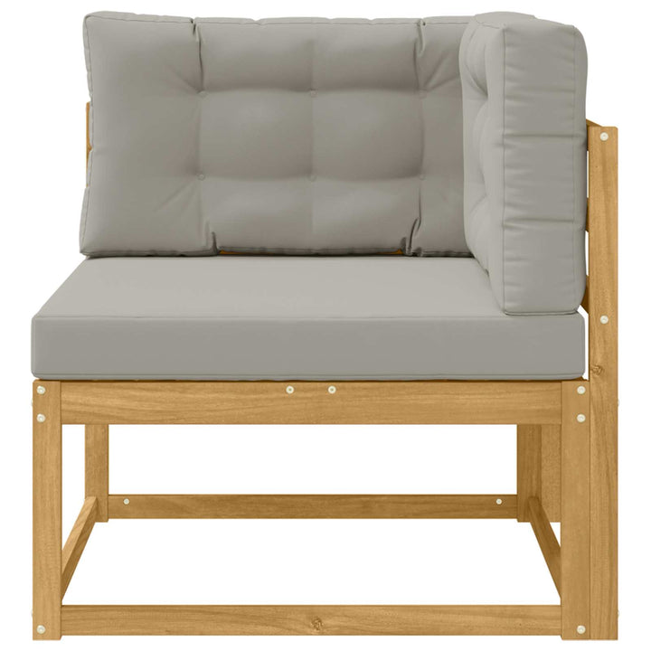 Udendørs Hjørnesofa Polyester Hvid