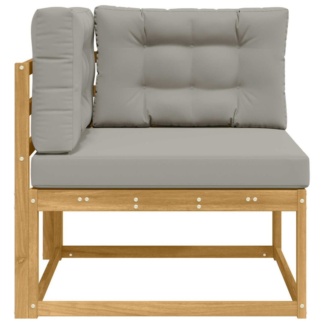 Udendørs Hjørnesofa Polyester Hvid