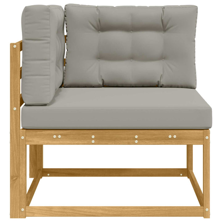 Udendørs Hjørnesofa Polyester Hvid