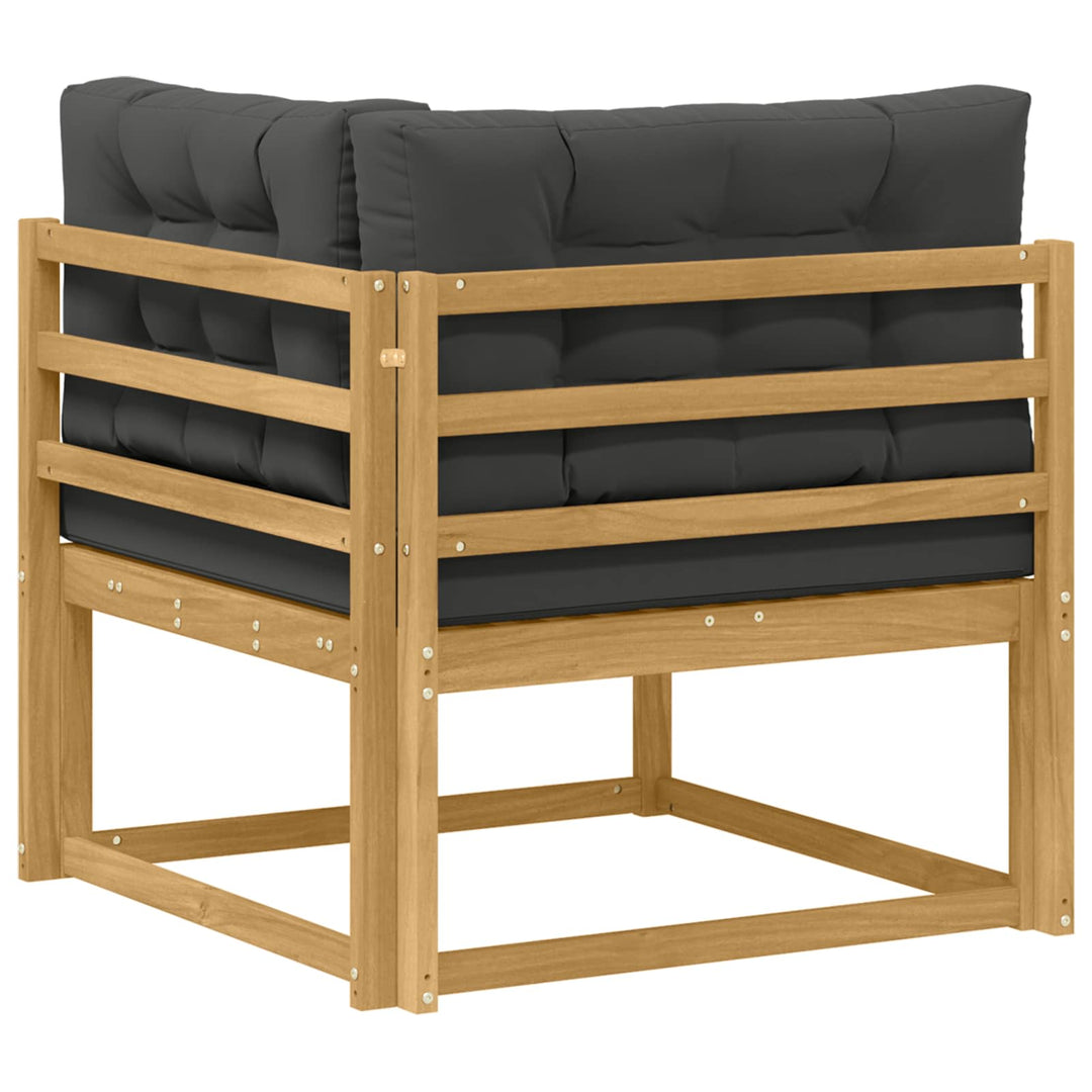 Udendørs Hjørnesofa Polyester Hvid