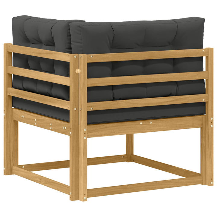 Udendørs Hjørnesofa Polyester Hvid