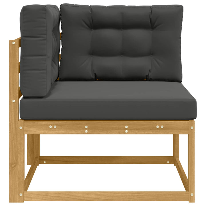 Udendørs Hjørnesofa Polyester Hvid