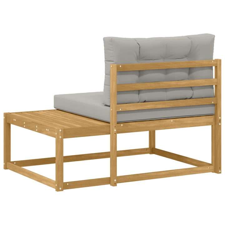 Udendørs Modulsofa med pude Hvid 115 x 83 x 73 cm Polyester