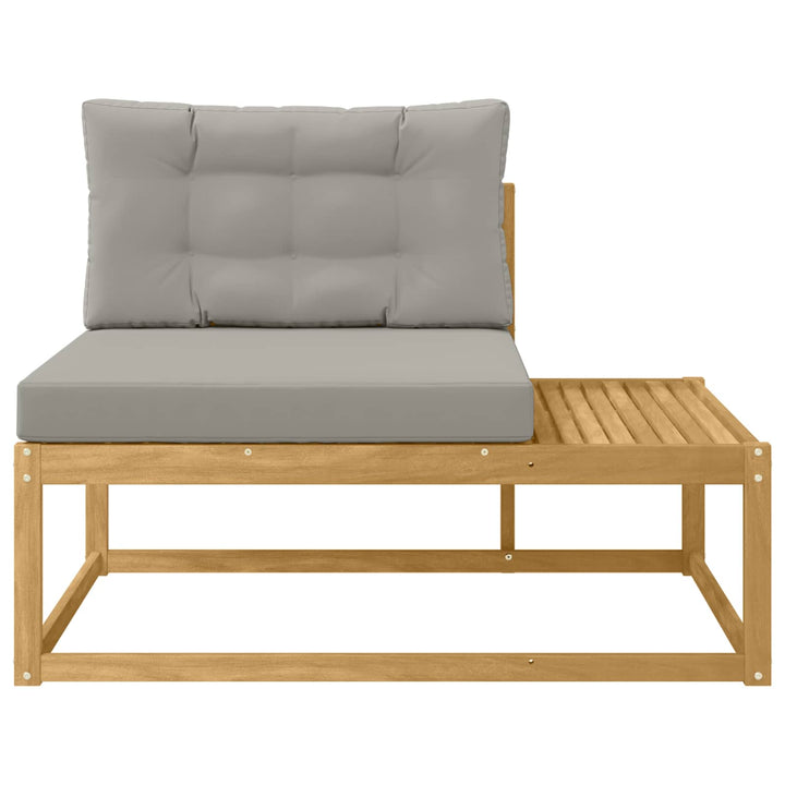 Udendørs Modulsofa med pude Hvid 115 x 83 x 73 cm Polyester