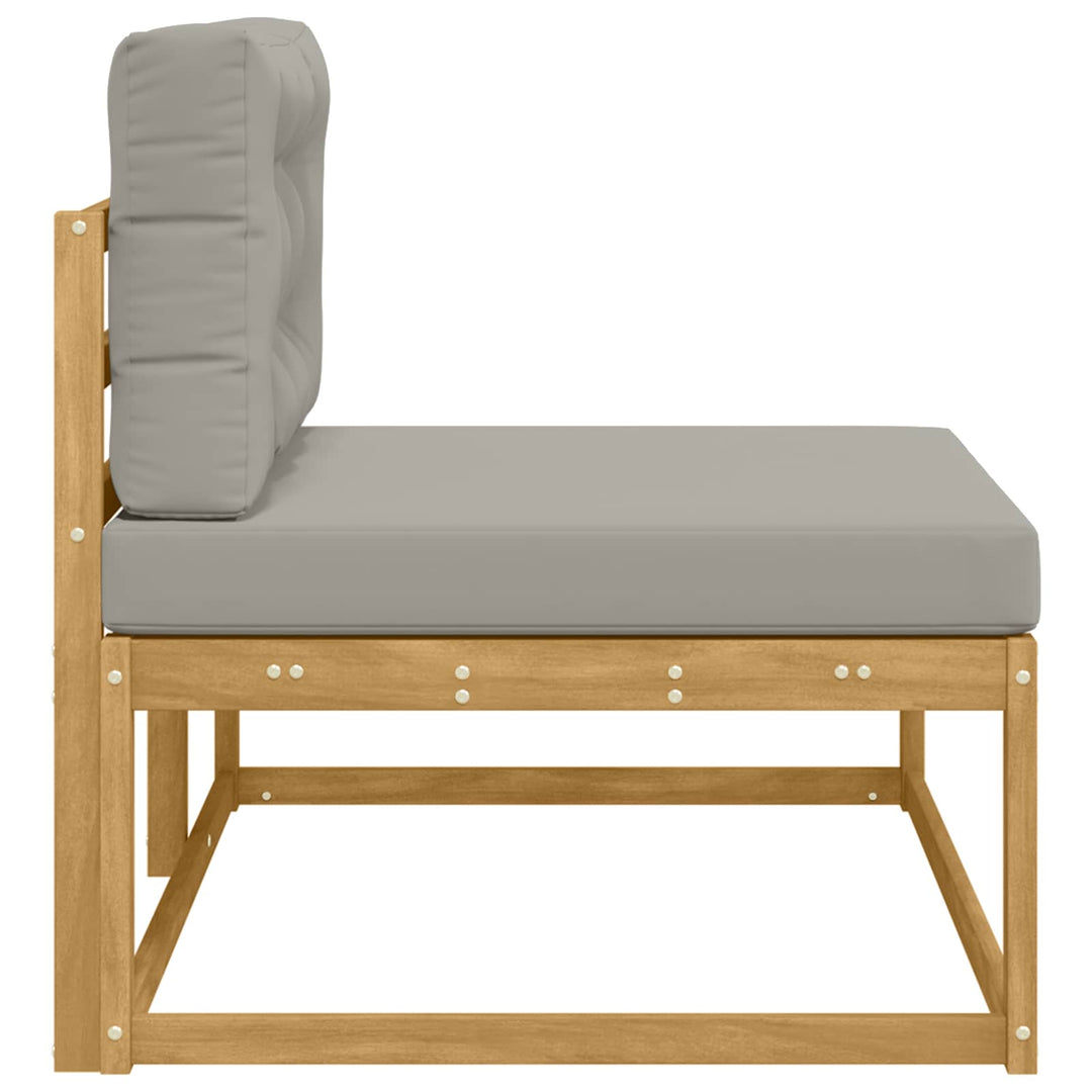 Udendørs Modulsofa med pude Hvid 115 x 83 x 73 cm Polyester