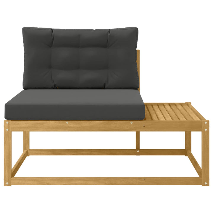 Udendørs Modulsofa med pude Hvid 115 x 83 x 73 cm Polyester