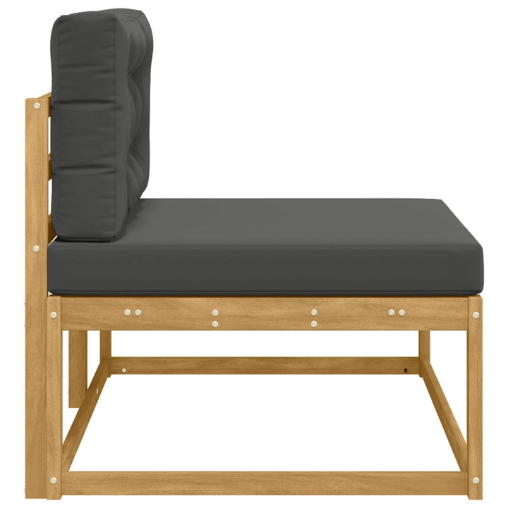 Udendørs Modulsofa med pude Hvid 115 x 83 x 73 cm Polyester