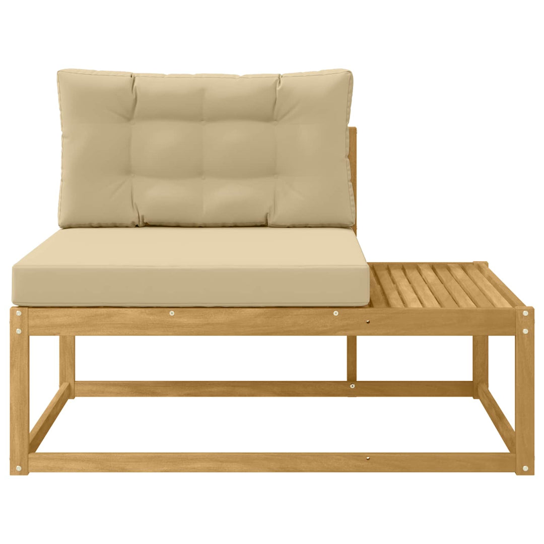 Udendørs Modulsofa med pude Hvid 115 x 83 x 73 cm Polyester