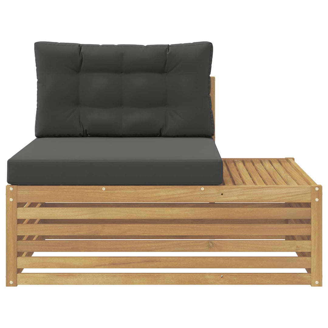 Udendørs Modulsofa Hvid 115 x 83 x 73 cm Massivt Akacietræ