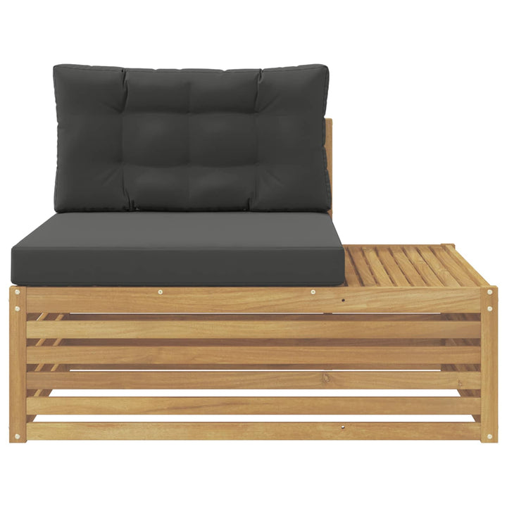 Udendørs Modulsofa Hvid 115 x 83 x 73 cm Massivt Akacietræ