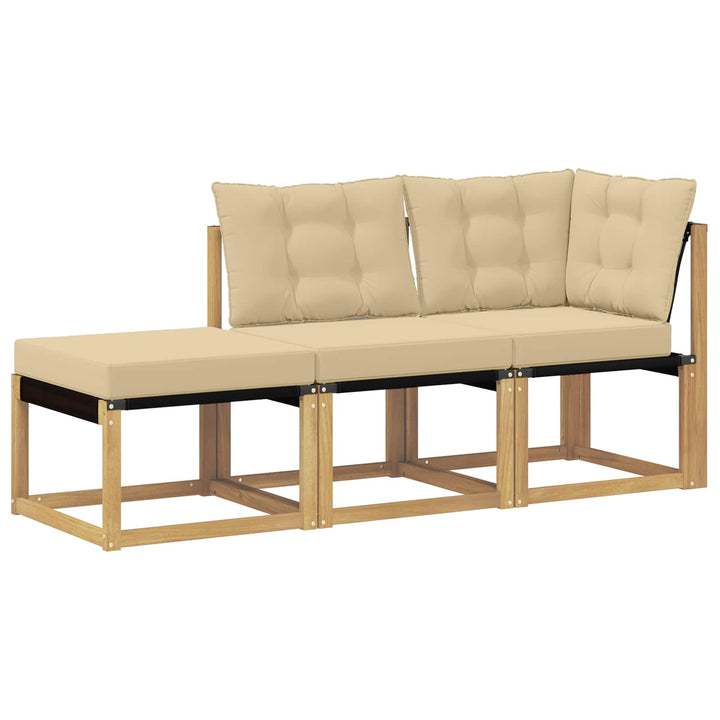 3 stk. Sektionel sofa enheder Hvid