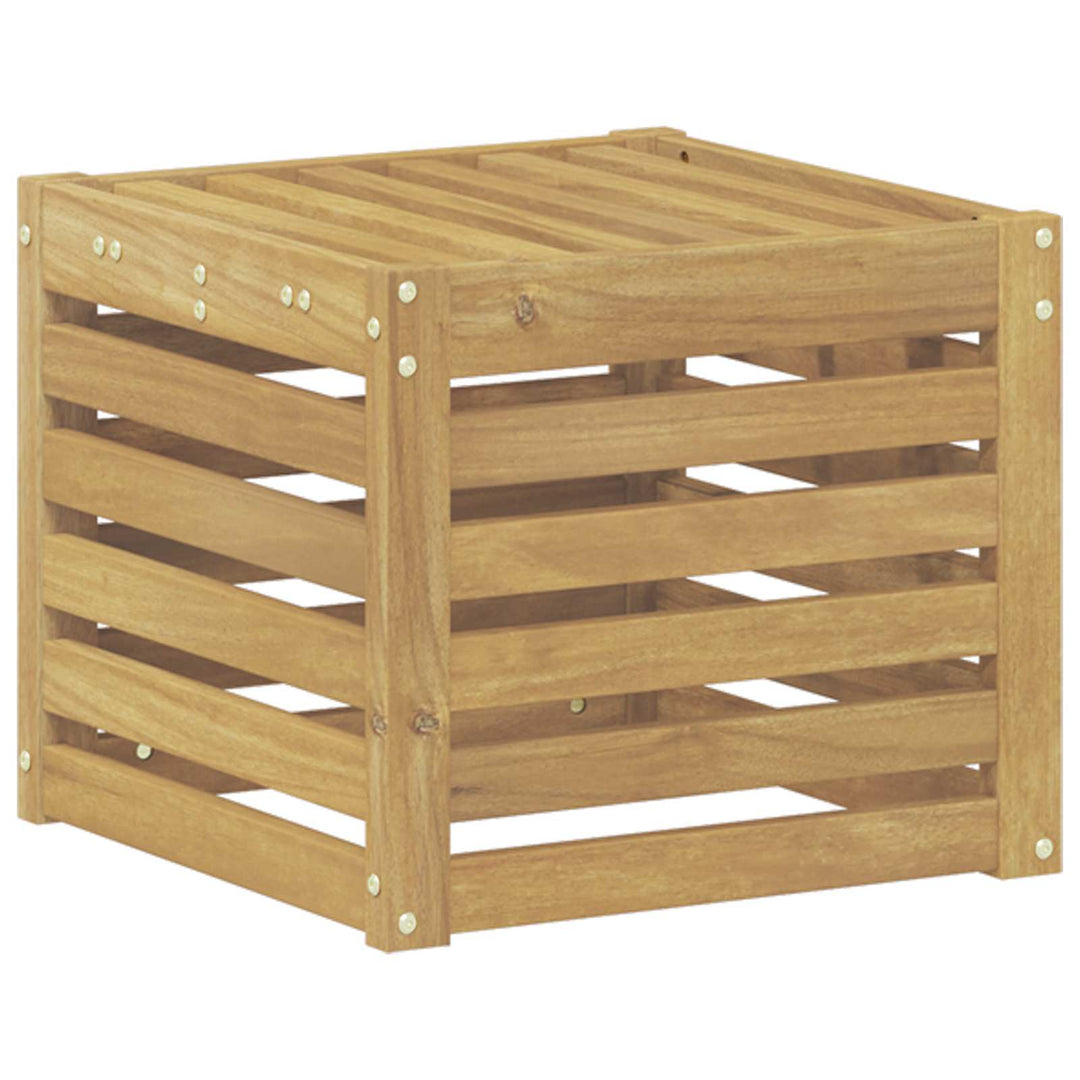 Udendørs sofagruppe Hvid 35 x 38 x 37 cm Massivt Akacietræ