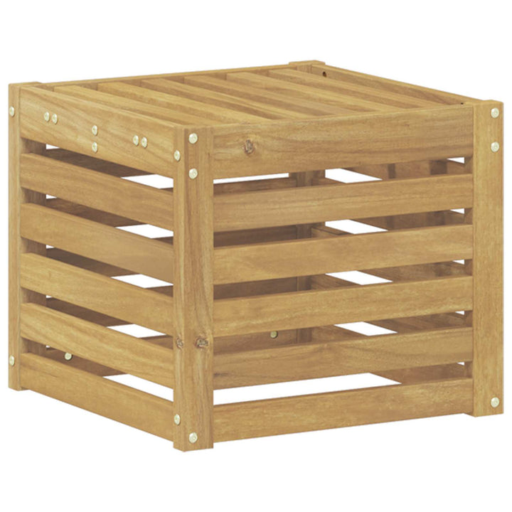 Udendørs sofagruppe Hvid 35 x 38 x 37 cm Massivt Akacietræ