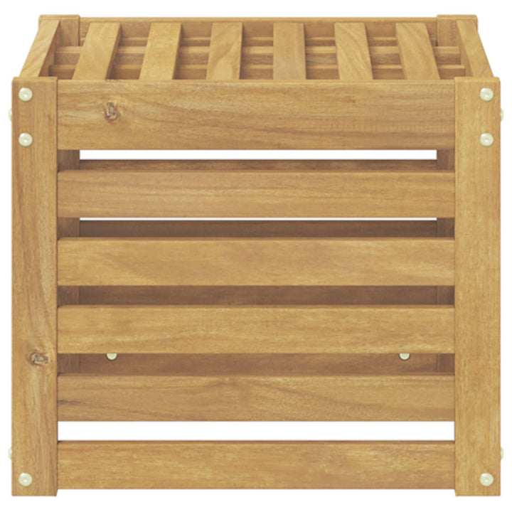 Udendørs sofagruppe Hvid 35 x 38 x 37 cm Massivt Akacietræ