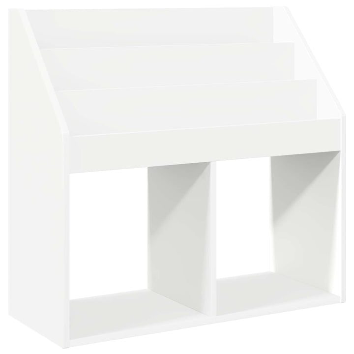 Børnebogreol Hvid 72,5 x 29,5 x 69 cm Konstrueret træ