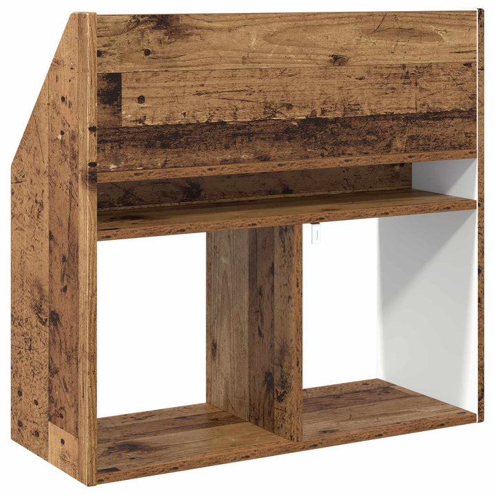 Børnebogreol Gammelt træ 72,5 x 29,5 x 69 cm Konstrueret træ