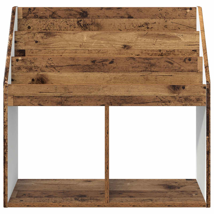 Børnebogreol Gammelt træ 72,5 x 29,5 x 69 cm Konstrueret træ