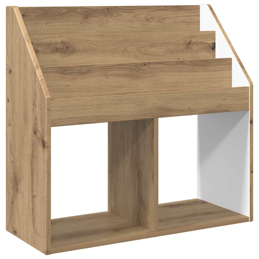 Børnebogreol Artisan Egetræ 72,5 x 29,5 x 69 cm Konstrueret træ