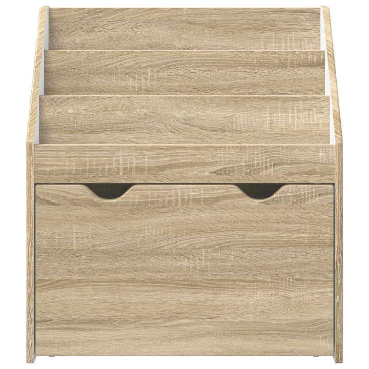 Børnebogreol Sonoma eg 60 x 29,5 x 69 cm Konstrueret træ