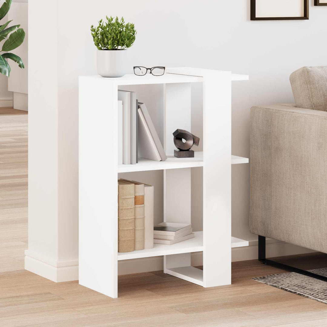 Bogreol Hvid 52 x 25 x 71,5 cm Konstrueret træ