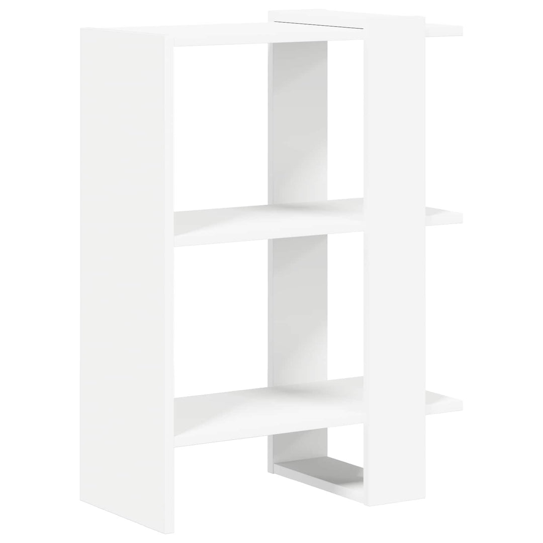 Bogreol Hvid 52 x 25 x 71,5 cm Konstrueret træ