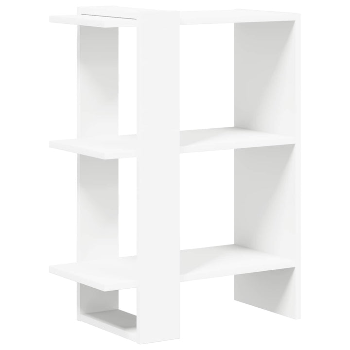 Bogreol Hvid 52 x 25 x 71,5 cm Konstrueret træ