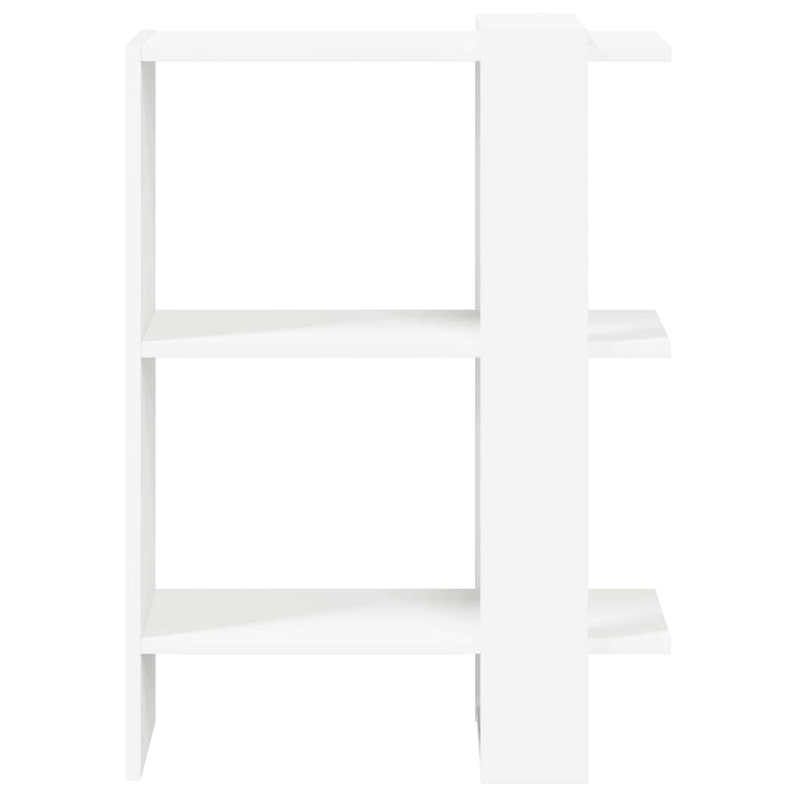 Bogreol Hvid 52 x 25 x 71,5 cm Konstrueret træ