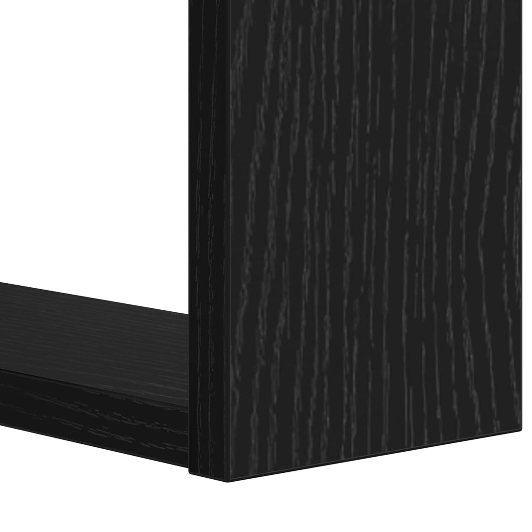 Bogreol Sort eg 52 x 25 x 71,5 cm Konstrueret træ